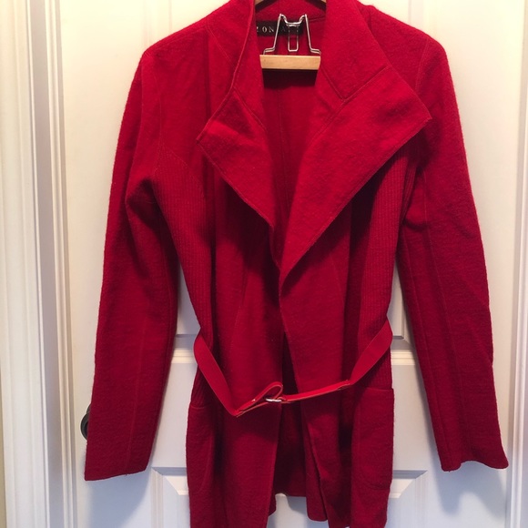 Red Sweater Jacket - Picture 2 of 9